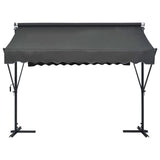 ZNTS Free Standing Awning 300x300 cm Anthracite 145885