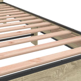 Bed Frame without Mattress Sonoma Oak 140x200 cm 3280148