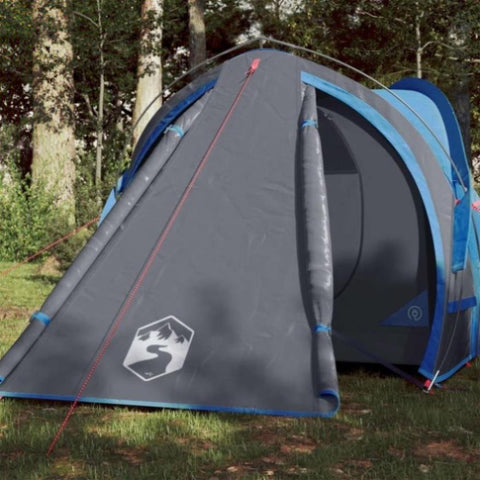 ZNTS Camping Tent Dome 2-Person Blue Waterproof 94340