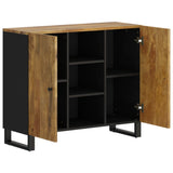 Sideboard with 2 Doors 90x33x75 cm Solid Wood Mango 352928