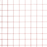 Chicken Wire Fence Steel with PVC Coating 10x1.5 m Red 143671