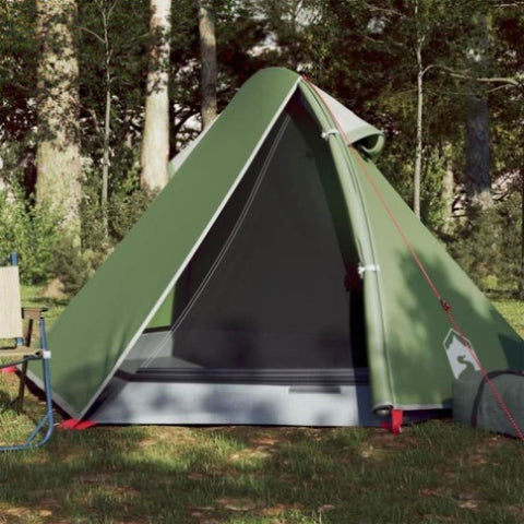 ZNTS Camping Tent Dome 2-Person Green Waterproof 94319