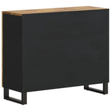 Sideboard with 2 Doors 90x33x75 cm Solid Wood Mango 352928