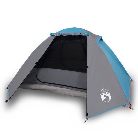 ZNTS Camping Tent Dome 2-Person Blue Waterproof 94324