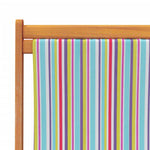 ZNTS Folding Beach Chairs 2 pcs Multicolour Fabric 3214494