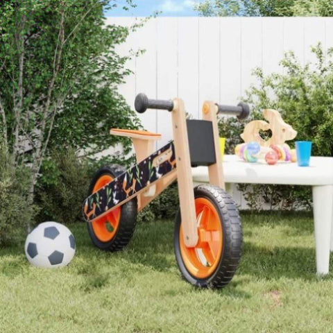 ZNTS Balance Bike for Children Orange Printed 358362