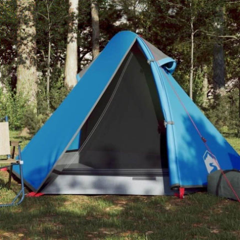 ZNTS Camping Tent Dome 2-Person Blue Waterproof 94320