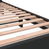 Bed Frame without Mattress Black 150x200 cm King Size 3280142