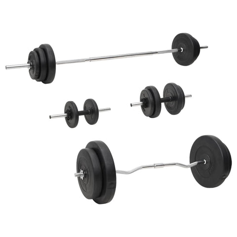 ZNTS Barbell and Dumbbell with Plates Set 90 kg 3145029