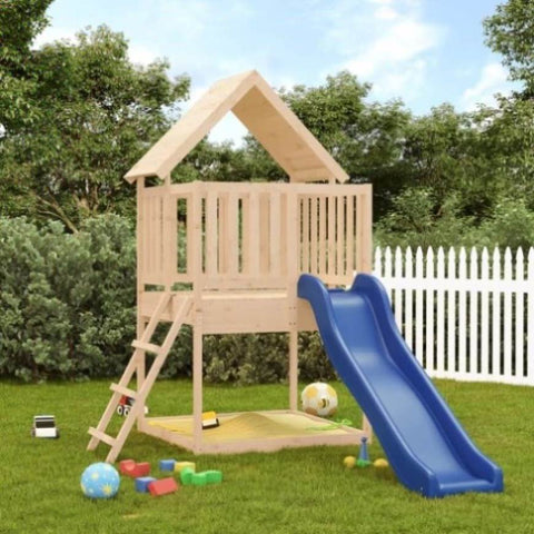 ZNTS Outdoor Playset Solid Wood Pine 3155933
