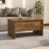 ZNTS Coffee Table Smoked Oak 80x50x42.5 cm Engineered Wood 819293