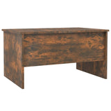 ZNTS Coffee Table Smoked Oak 80x50x42.5 cm Engineered Wood 819293