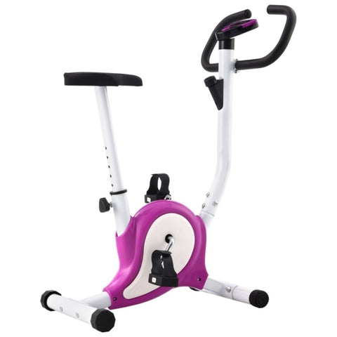 ZNTS Exercise Bike with Belt Resistance Purple 92011