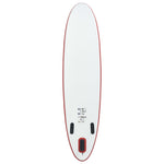 ZNTS Stand Up Paddle Board Set SUP Surfboard Inflatable Red and White 90632