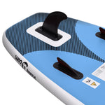 ZNTS Inflatable Stand Up Paddle Board Set Sea Blue 300x76x10 cm 93381