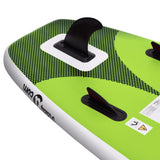 ZNTS Inflatable Stand Up Paddle Board Set Green 300x76x10 cm 93383