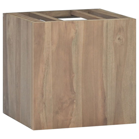 ZNTS Wall-mounted Bathroom Cabinet 46x25.5x40 cm Solid Wood Teak 338252