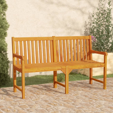 ZNTS Garden Bench 150 cm Solid Acacia Wood 316611