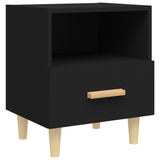 ZNTS Bedside Cabinets 2 pcs Black 40x35x47 cm 812009