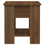 ZNTS Coffee Table Brown Oak 101x49x52 cm Engineered Wood 819274