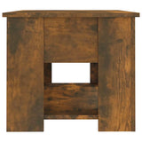ZNTS Coffee Table Smoked Oak 79x49x41 cm Engineered Wood 819275
