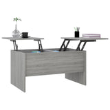 ZNTS Coffee Table Grey Sonoma 80x50x42.5 cm Engineered Wood 819294