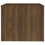 ZNTS Coffee Table Brown Oak 80x50x40 cm Engineered Wood 819298