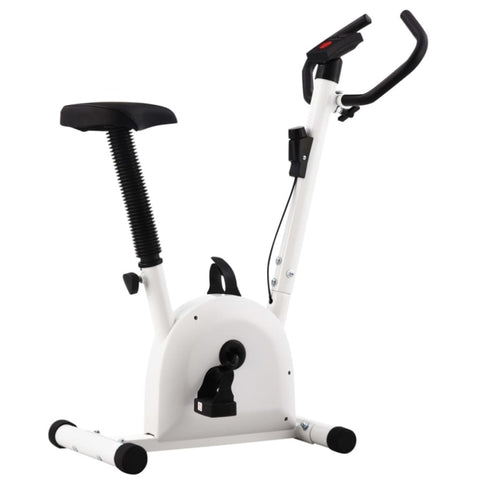 ZNTS Exercise Bike with Belt Resistance White 92137