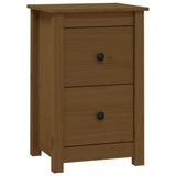 Bedside Cabinet Honey Brown 40x35x61.5 cm Solid Wood Pine 820952