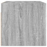 Wall Cabinets with Glass Doors 2 pcs Grey Sonoma 68.5x37x35 cm 836508