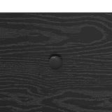Console Table Black Oak 100 x 34.5 x 75 cm Engineered Wood 882243