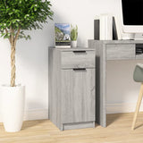 Desk Cabinet Grey sonoma Engineered wood 33.5x50x75 cm 817130