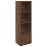 Bookcase Brown Oak 31x24x102 cm Engineered Wood 860343