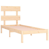 Bed Frame without Mattress 90x190 cm Single Solid Wood 3104638