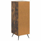 Sideboard Smoked Oak 33 x 34.5 x 90 cm Engineered Wood 895520