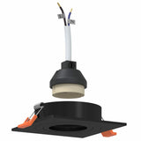 Spotlights with Spotlights 12 pcs Black 9 x 9 x cm Aluminium 4108153