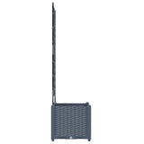 Garden Planter LiGht Grey 40 x 40 x 143 cm PP 42002882