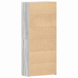 Shoe Cabinet with Shelf Grey 80 x 35.5 x 180 cm Engineered wood 3333841