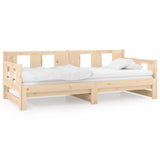 Pull-out Day Bed without Mattress Solid Wood Pine 2x cm 820287