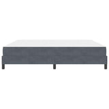 Box Spring Bed with Mattress Dark Grey 200 x 210 cm Fabric 3398762
