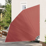 41579 Collapsible Balcony Side Awning Terracotta 210x210 cm