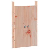 Outdoor Kitchen Cabinet MEPPEL 3 pcs White Solid Pine Wood 3443804
