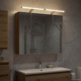 Bathroom Mirror Cabinet Artisan Oak 80 x 14.5 x 70 cm 889118
