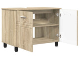 Bathroom Vanity Unit Sonoma Oak 60 x 35 x 60 cm Engineered Wood 889407