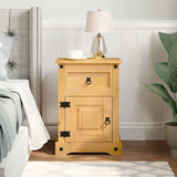 Bedside Cabinet Mexican Pine Corona Range 53x39x66 cm 243730