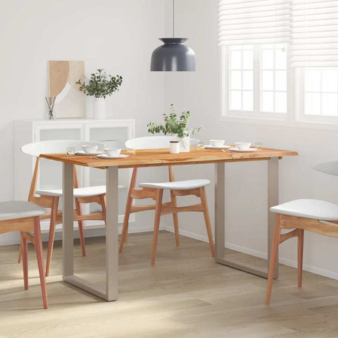 Dining Table 140x70x76 cm Solid Acacia Wood 286478