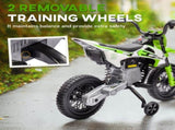 12V Kids Electric Motorbike, Kids Electric Ride on motorcycle w/ Twist Grip Throttle, Training T3398P348423