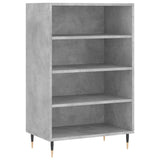 Highboard Concrete Grey 57x35x90 cm Engineered Wood 827224