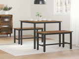 Dining Tables 70 x 70 x 75 cm Engineered Wood Oak Wood Square 892624