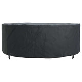 Furniture Cover Black 244 x 244 x 85 cm 600D Oxford Fabric 4106025